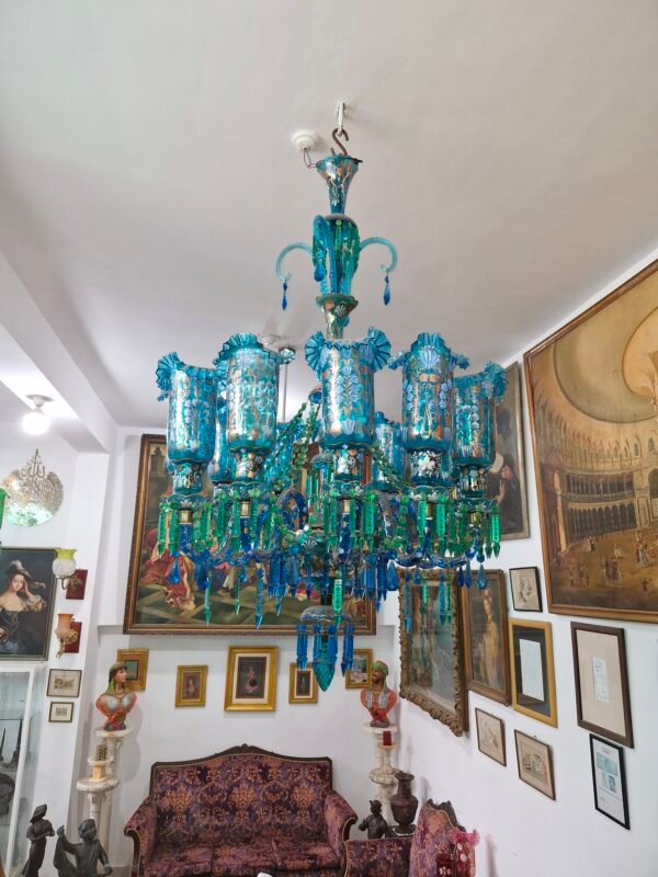 Blue Austrian Chandelier - Image 2