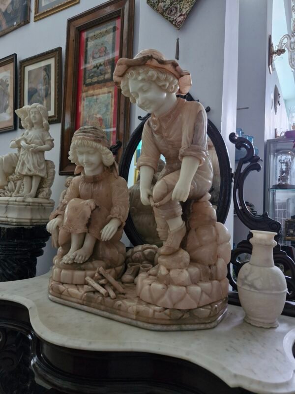 Brown Bust Sculpture