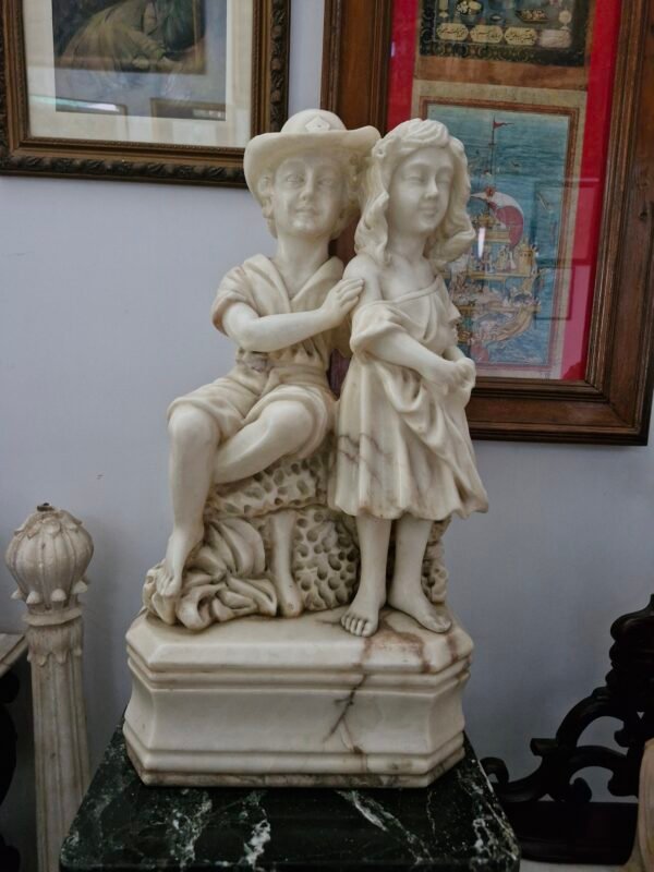 White Bust Sculpture