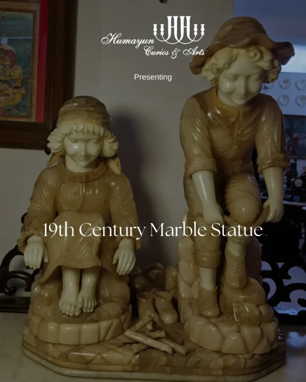 Boy and Girl firing wood